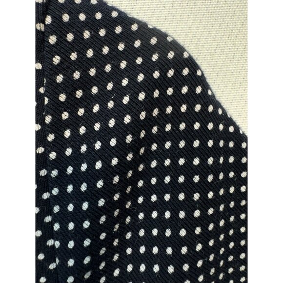 Tommy Hilfiger Womens V-Neck T-Shirt Size S Navy Polka Dots Short Sleeves Casual - Picture 6 of 12